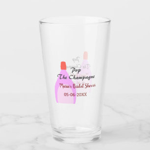 Verre Faire sauter le Champagne rose baby shower ajouter