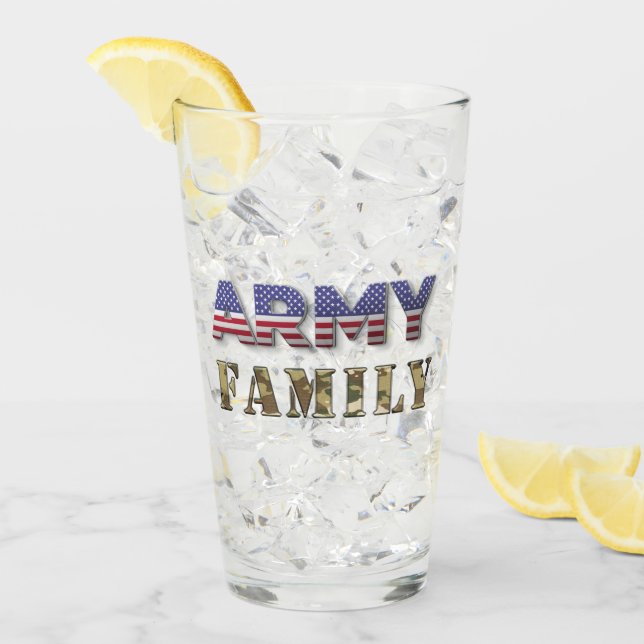 Verre Famille Armée (Devant glace)