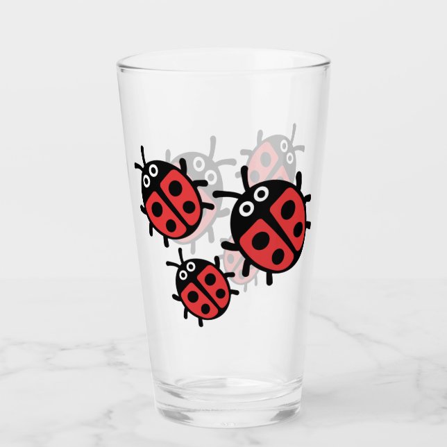 Verre Famille des enfants mignonnes (Devant)