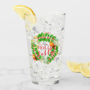 Verre Famille Wreath Holly Jolly