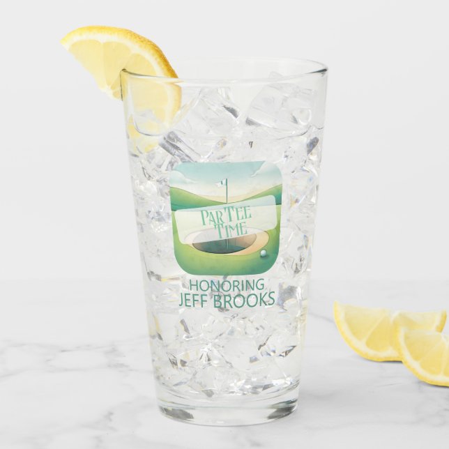 Verre Fête à thème de golf (Devant glace)