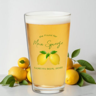 Verre Fête des mariées principale de citron de taille