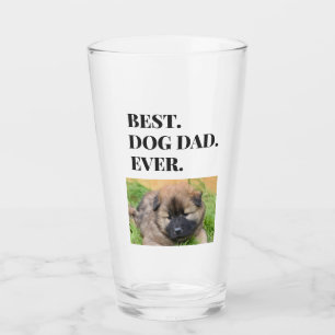 Verre Fête des pères photo de Best Dog Dad Ever