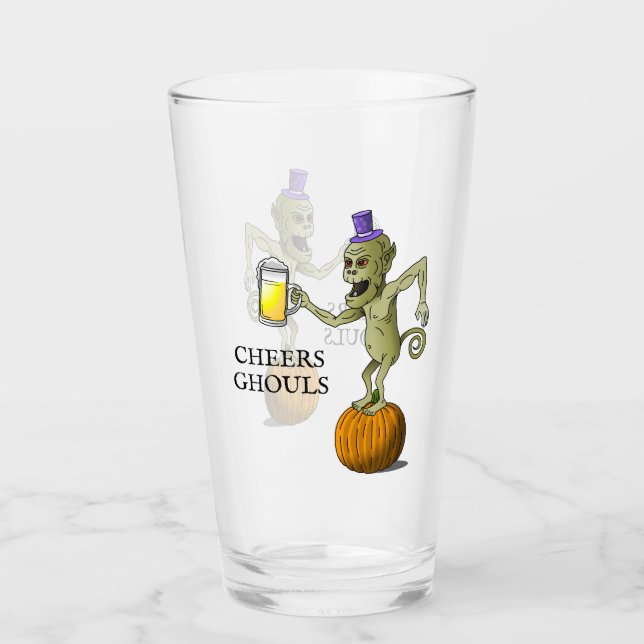 Verre Fête d'Halloween Ghouls (Devant)