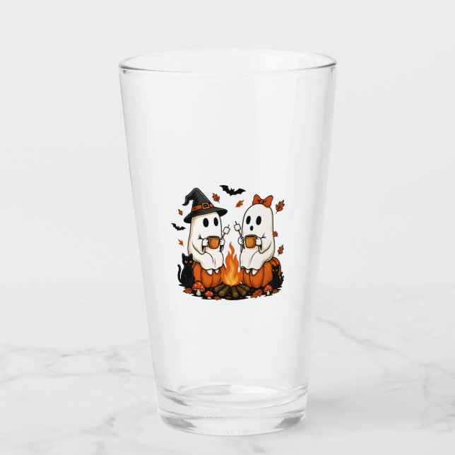 Verre Feu de camp fantôme Halloween (Devant)