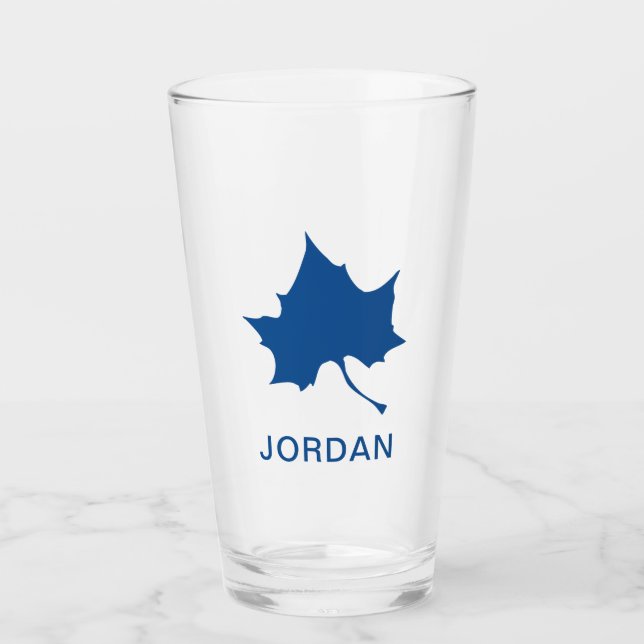 Verre Feuille d'état de l'Indiana (Devant)