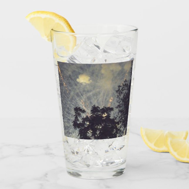 Verre Feux d'artifice 19 Collins (Devant glace)