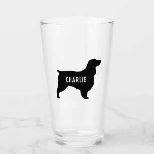Verre Field Spaniel Silhouette Personalized Chig race