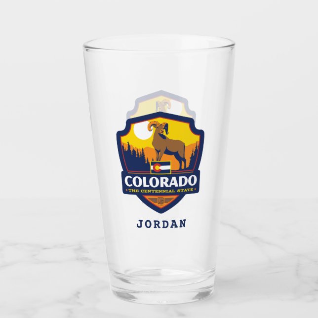 Verre Fierté de l'État | Colorado (Devant)