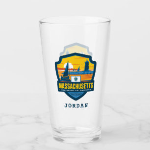 Verre Fierté de l'État Massachusetts