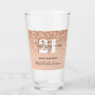 Verre Fille parties scintillant scintille moderne 21e an