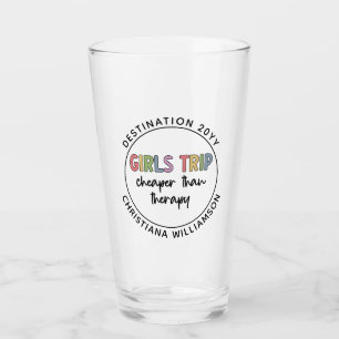 Verre Filles Personnalisées Voyage moins cher que Thérap