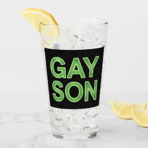 Verre Fils gay drôle Fierté LGBTQ
