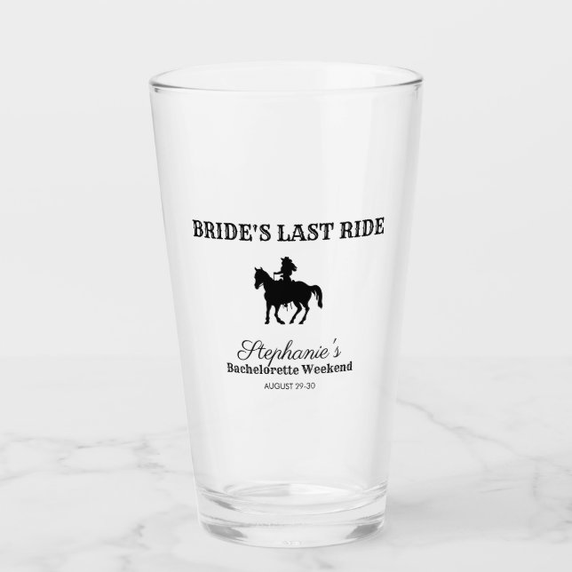 Verre Fin de semaine du Dernier tour de Bachelorette de  (Devant)