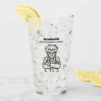 Verre Finally Graduated Mug: Transparent Glass, Humorous