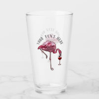 Flamant rose personnalisé Boisson de vin nouveauté