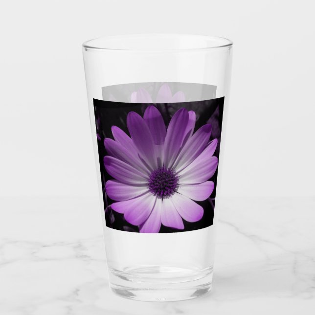 Verre Fleur De Faisée Violet (Devant)