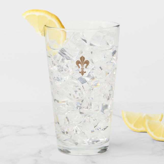 Verre Fleur de lis (Devant glace)
