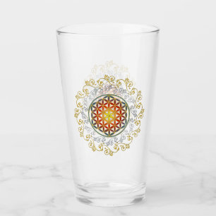Verre Fleur De Vie - Ornements Vintages Mandala 1