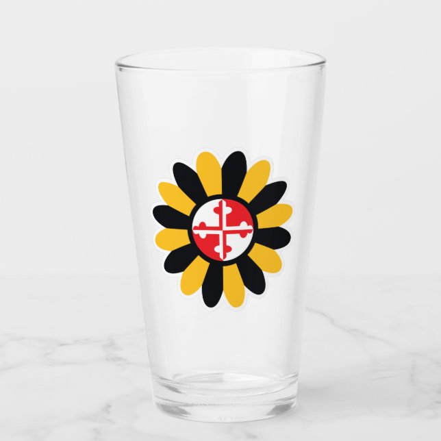 Verre Fleur d'énergie du Maryland (Devant)