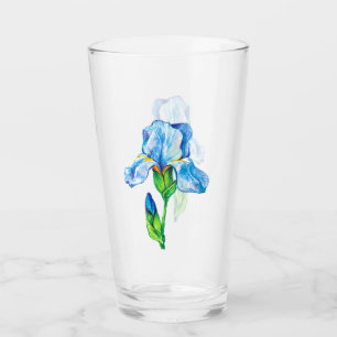 Verre Fleur d'iris