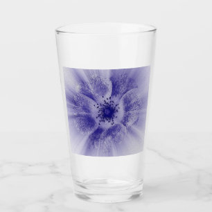 Verre Fleur en bleu