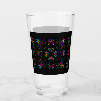 Verre Fleurs de Fiesta Dansante