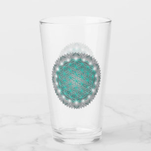 Verre FLEURS DE VIE - Géométrie Sacrée Lumière 2