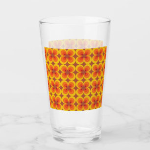 Verre Fleurs psychédéliques