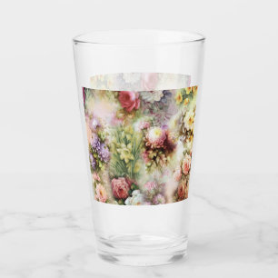 Verre Fleurs vintages