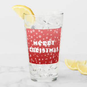 Verre Flocon de neige de Noël