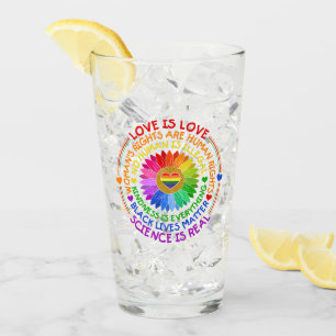 Verre Floral Arc-en-ciel Position politique et sociale
