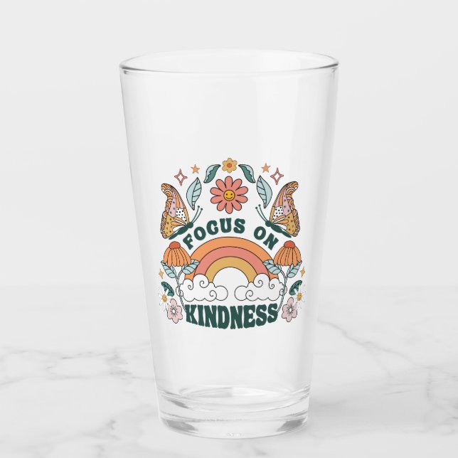 Verre Focus sur la gentillesse graphique Super (Devant)