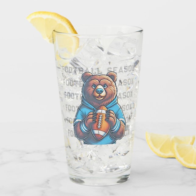 Verre Football personnalisé (Devant glace)