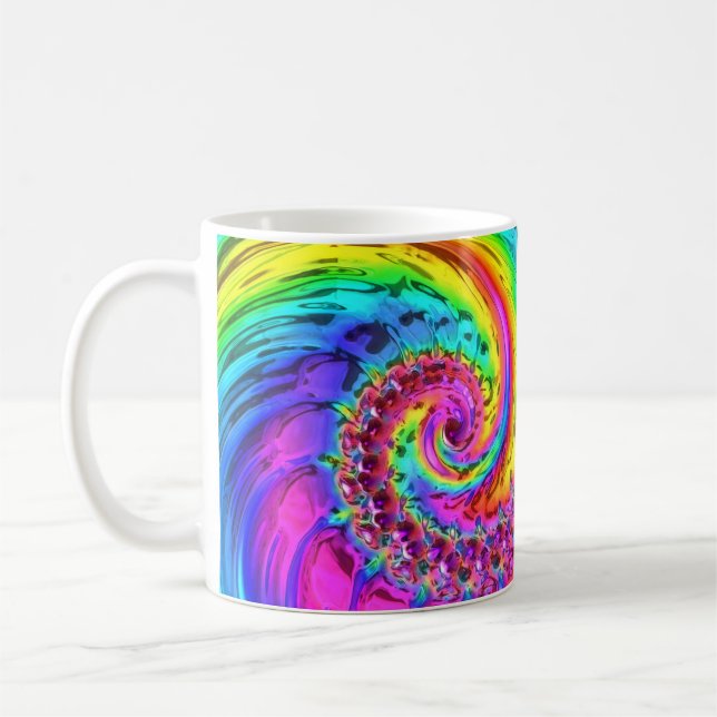 Verre fractal 6 Mug (Gauche)