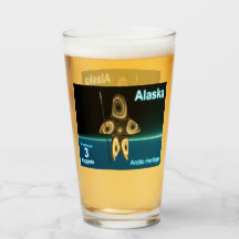 Fractal Inuit Hunter - Alaska Postage