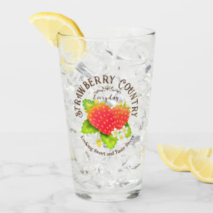 Verre Fraise blanche
