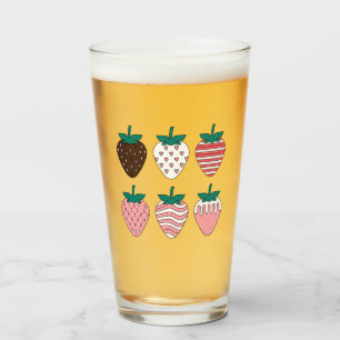 Verre Fraise Fraises Fruit Amateur Jardiniers Jardin