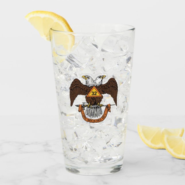 Verre Freemason 32ème degré (Devant glace)