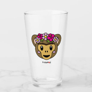 Verre Frida Kahlo   FridaMoji - singe