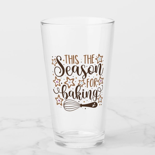Verre Fun 'Tis Season for Baking Design (Devant)