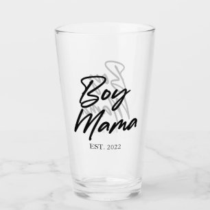Verre Garçon Mama Custom Est. Année Mini maman maman mam