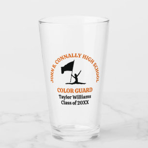 Verre Garde de couleur personnalisée du lycée Orange