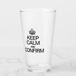 VERRE GARDER CALME ET CONFIRMER