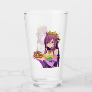 Verre Gâteau Anime Mardi Gras King