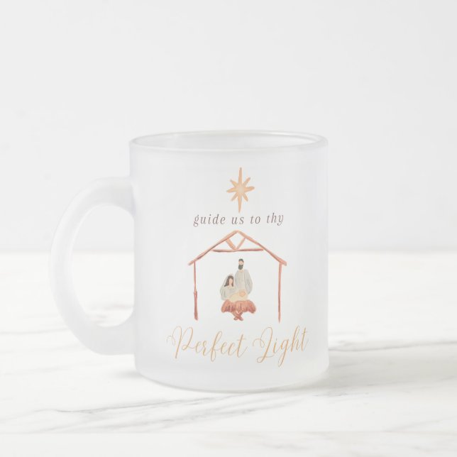 Verre givrée 10 oz de café de Noël Mug (Gauche)