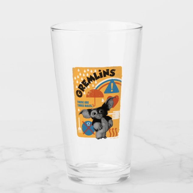 Verre Gizmo | Il Y A Trois Règles (Devant)