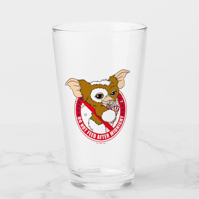 Verre Gizmo | Ne Pas Se Nourrir Après Minuit (Devant)