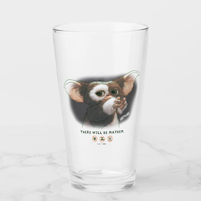 Verre Gizmo There Will Be Mayhem (Devant)