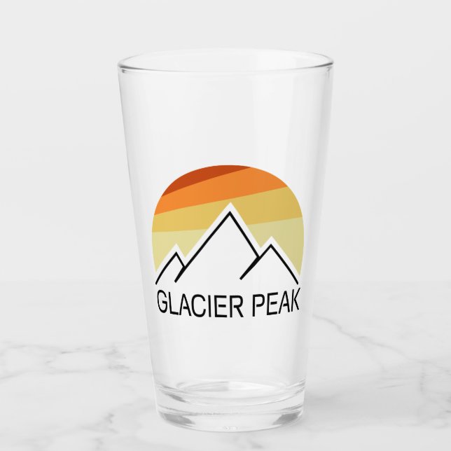 Verre Glacier Peak Washington Retro (Devant)